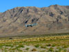 An A-10 Warthog on final to Nellis AFB